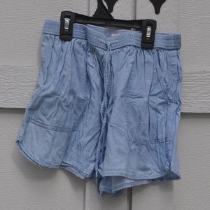 Hollister Blue Flowy Shorts